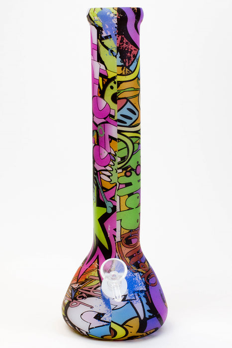 13" Assorted design detachable Silicone water bong- - One Wholesale
