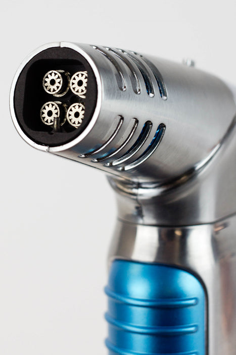 Genie Adjustable Quad jet flame Torch Lighter 393- - One Wholesale