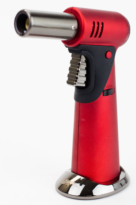 Genie Adjustable Single Jet flame Torch Lighter 501-Red - One Wholesale