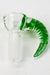 Built-in glass screen bowl with horn handle-Green - One Wholesale