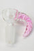 Built-in glass screen bowl with horn handle-Pink - One Wholesale