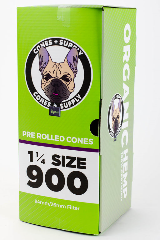 Cone + Supply 84 mm Pre-Rolled Organic HEMP cones 900- - One Wholesale