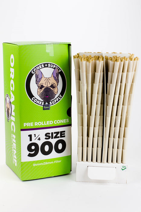 Cone + Supply 84 mm Pre-Rolled Organic HEMP cones 900 Pre-rolled Cone ONE
