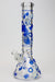 14" Infyniti Pineapple Glow in the dark 7 mm glass bong-Blue - One Wholesale