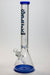 18" Spark 7 mm colored bottom glass water bong-Sky Blue - One Wholesale