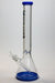 18" Spark 7 mm colored bottom glass water bong- - One Wholesale