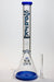 18" Spark 7 mm colored bottom glass water bong- - One Wholesale