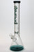 18" Spark 7 mm colored bottom glass water bong-Teal - One Wholesale