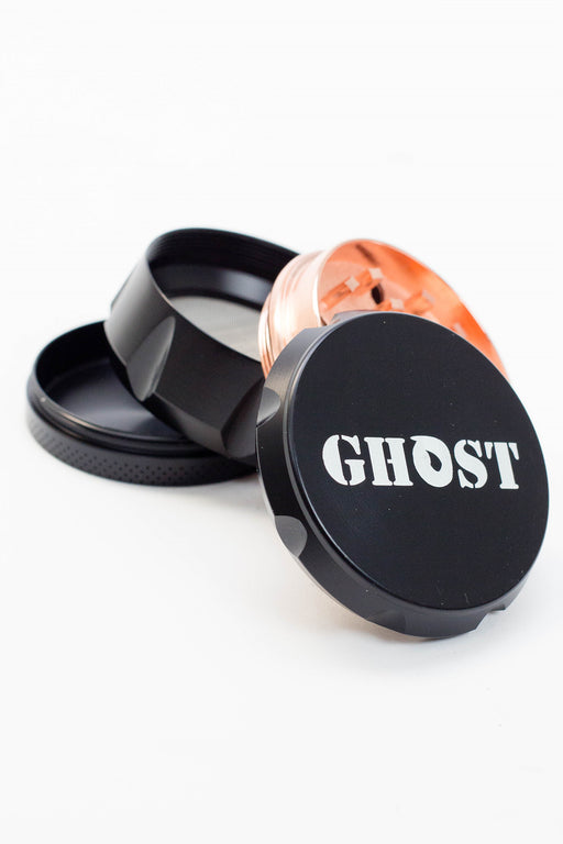 GHOST 4 parts black herb grinder- - One Wholesale