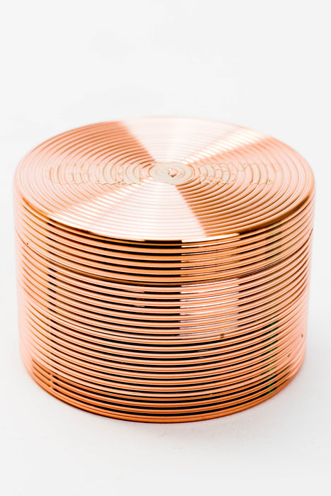 GHOST 4 parts aluminum grinder-Rose Gold - One Wholesale