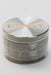 GHOST 4 parts aluminum grinder-Silver - One Wholesale