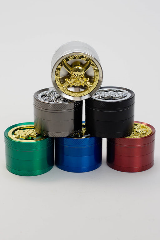 GHOST 4 parts color grinder with a decoration lid- - One Wholesale