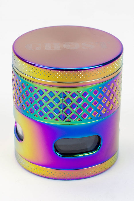 GHOST 4 Parts grinder with side window-Rainbow - One Wholesale