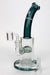 9" Infyniti glass 2-in-1 tree-arm diffuser bubbler-Teal - One Wholesale