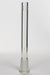 Glass open ended 6 slits downstem-6 inches - One Wholesale
