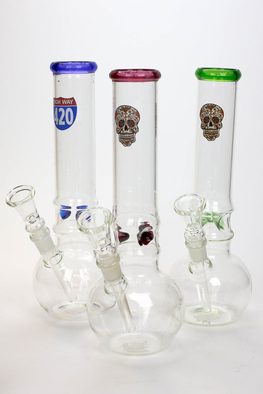 10" glass beaker water pipe M1063- - One Wholesale