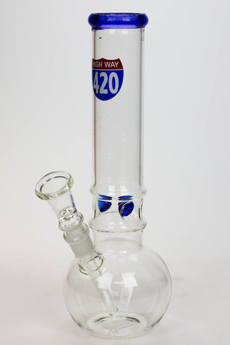 10" glass beaker water pipe M1063-420 Blue - One Wholesale