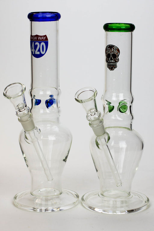 10" glass beaker water pipe M1062- - One Wholesale