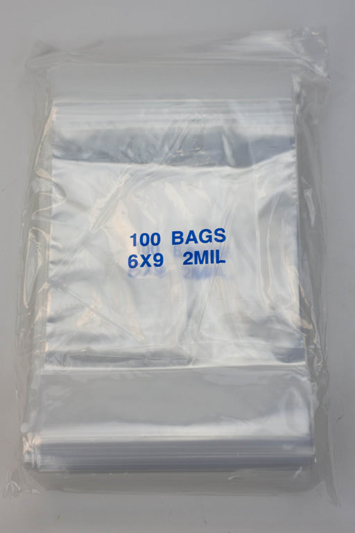 2 MIL Reclosable Zipper Bags-6" x 9" - One Wholesale