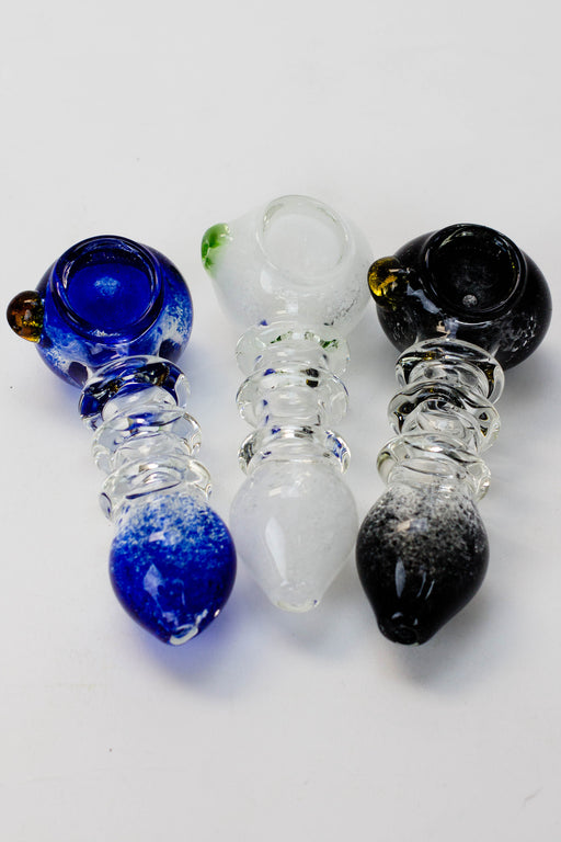 4" soft glass 7560 hand pipe Glass Pipe ONE
