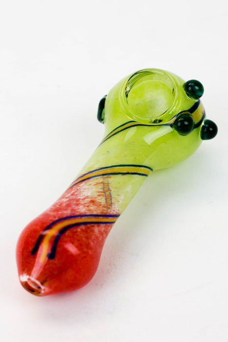 4" soft glass 7561 hand pipe- - One Wholesale