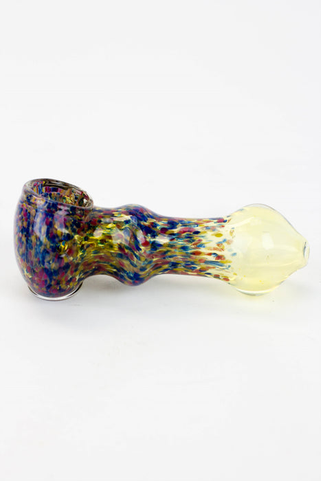 4" soft glass 7563 hand pipe- - One Wholesale