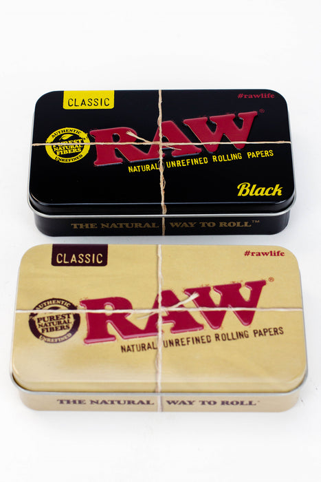 RAW Metal Tin Box- - One Wholesale