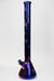 24" Infyniti Snowflake 7 mm metallic glass water bong-Blue - One Wholesale