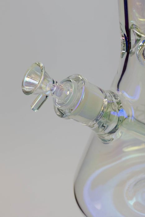 24" Infyniti Snowflake 7 mm metallic Glow in the dark glass water bong Glass Bong ONE