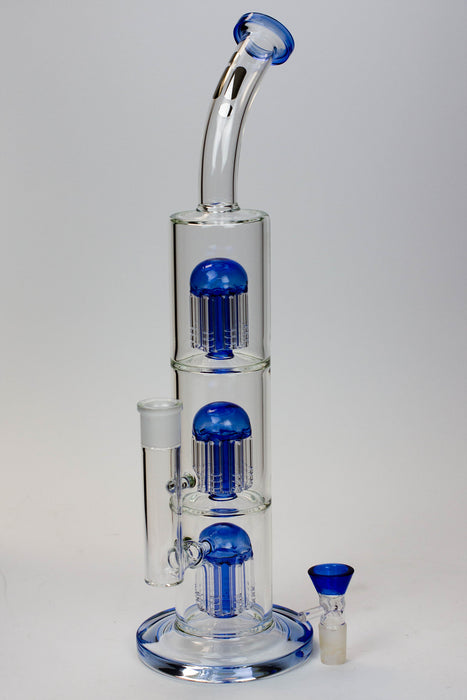 16" Infyniti Triple tree arms percolator glass bong Glass Bong ONE