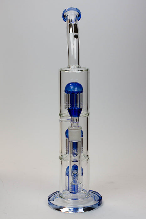 16" Infyniti Triple tree arms percolator glass bong Glass Bong ONE