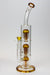 16" Infyniti Triple tree arms percolator glass bong Glass Bong ONE Amber