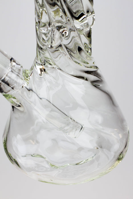 16" Twisted 9 mm glass tube beaker water bong Glass Bong ONE