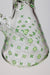 18" Luxury Patterned Glow in the dark 7 mm glass bong- - One Wholesale