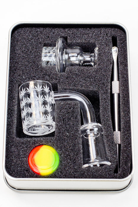 Quartz banger and Carb cap set Cap · Dabber · Insert · Clip · Nail ONE Female 14 mm