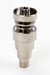 Color Titanium 6-in-1 Domeless Nail Cap · Dabber · Insert · Clip · Nail ONE Silver