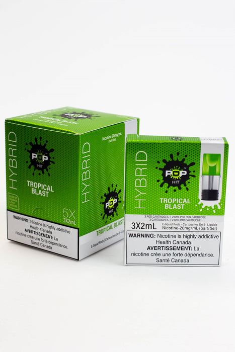 HYBRID Pop Hit STLTH Compatible Pods Box of 5 packs (20 mg/mL)-Tropical Blast - One Wholesale