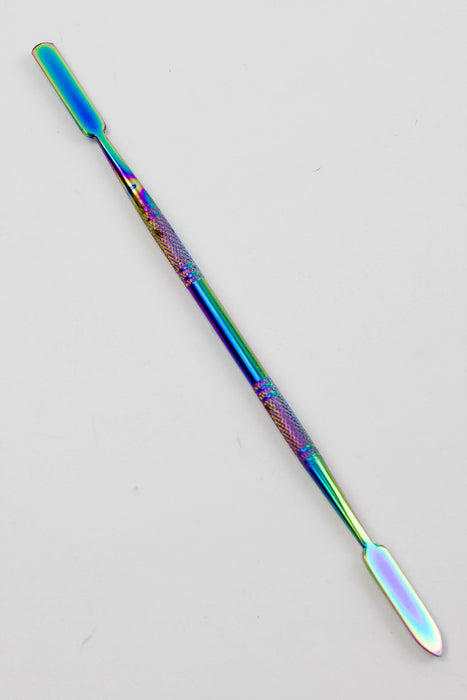 7" Flat end steel dabber-Rainbow - One Wholesale