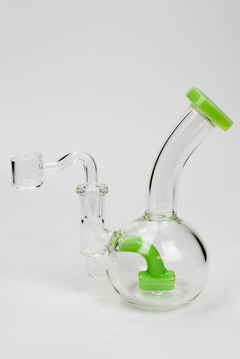 6" 2-in-1 hammer diffuser bubbler Glass Bong ONE