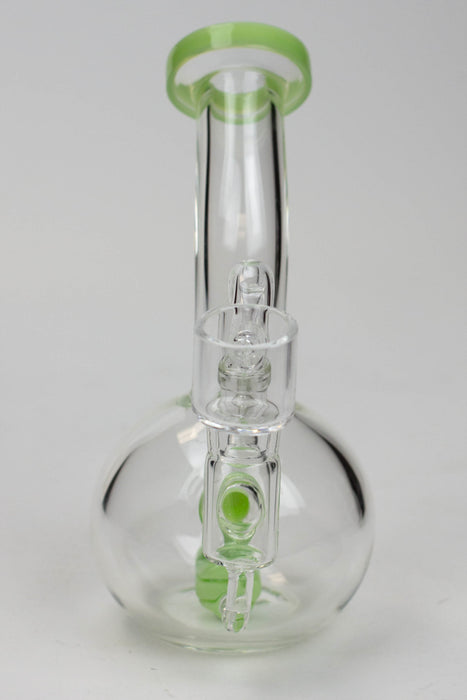 6" 2-in-1 hammer diffuser bubbler Glass Bong ONE