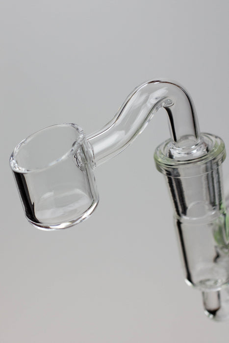 6" 2-in-1 hammer diffuser bubbler Glass Bong ONE