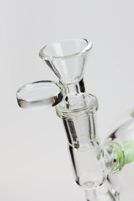 6" 2-in-1 hammer diffuser bubbler Glass Bong ONE