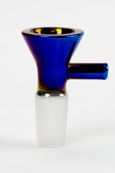 Metallic Color glass bowl for 14 mm Joint-Blue-Purple - One Wholesale