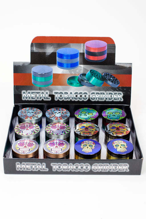 4 parts Skull Hologram metal grinder Display Pack ONE