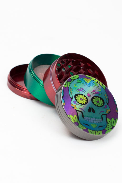 4 parts Skull Hologram metal grinder Display Pack ONE
