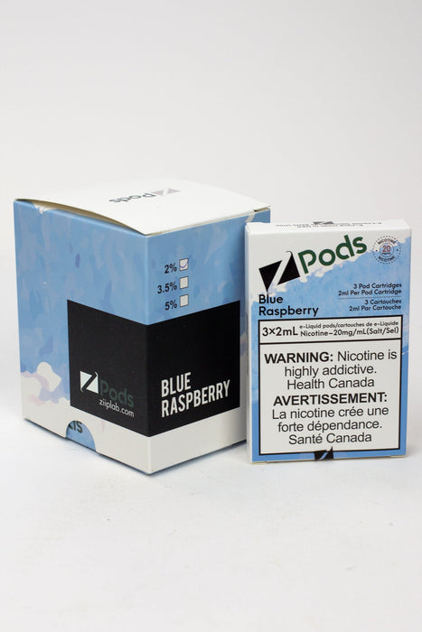 ZPOD S-Compatible Pods Box of 5 packs (20 mg/mL)-Blue Raspberry - One Wholesale