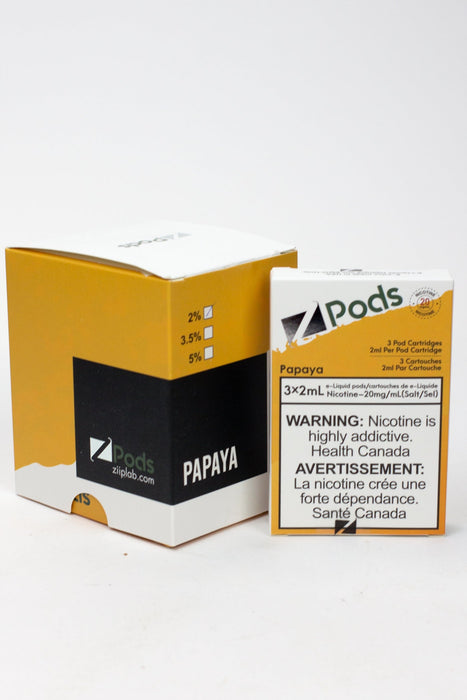 ZPOD S-Compatible Pods Box of 5 packs (20 mg/mL)-Papaya - One Wholesale
