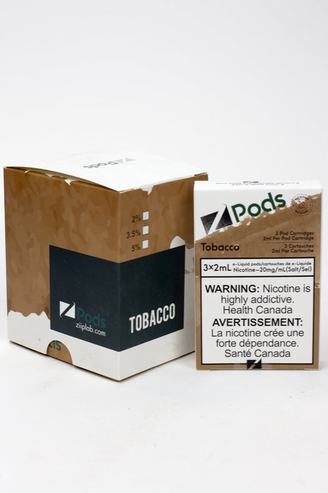 ZPOD S-Compatible Pods Box of 5 packs (20 mg/mL)-Tobacco - One Wholesale