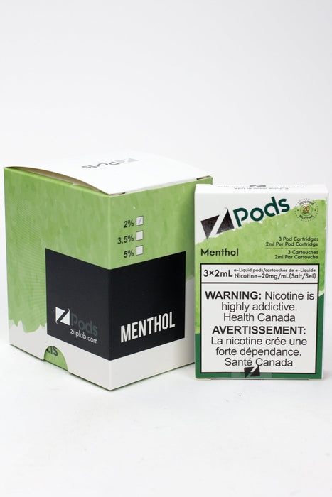 ZPOD S-Compatible Pods Box of 5 packs (20 mg/mL)-Menthol - One Wholesale