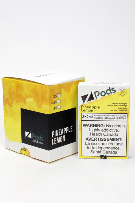 ZPOD S-Compatible Pods Box of 5 packs (20 mg/mL)-Pineapple Lemon - One Wholesale